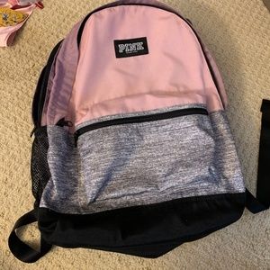 victoria's secret pink backpack